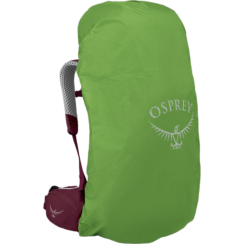 Women's Aura AG LT 50, Osprey Women's Aura AG LT 50 Antidote Purple rain cover