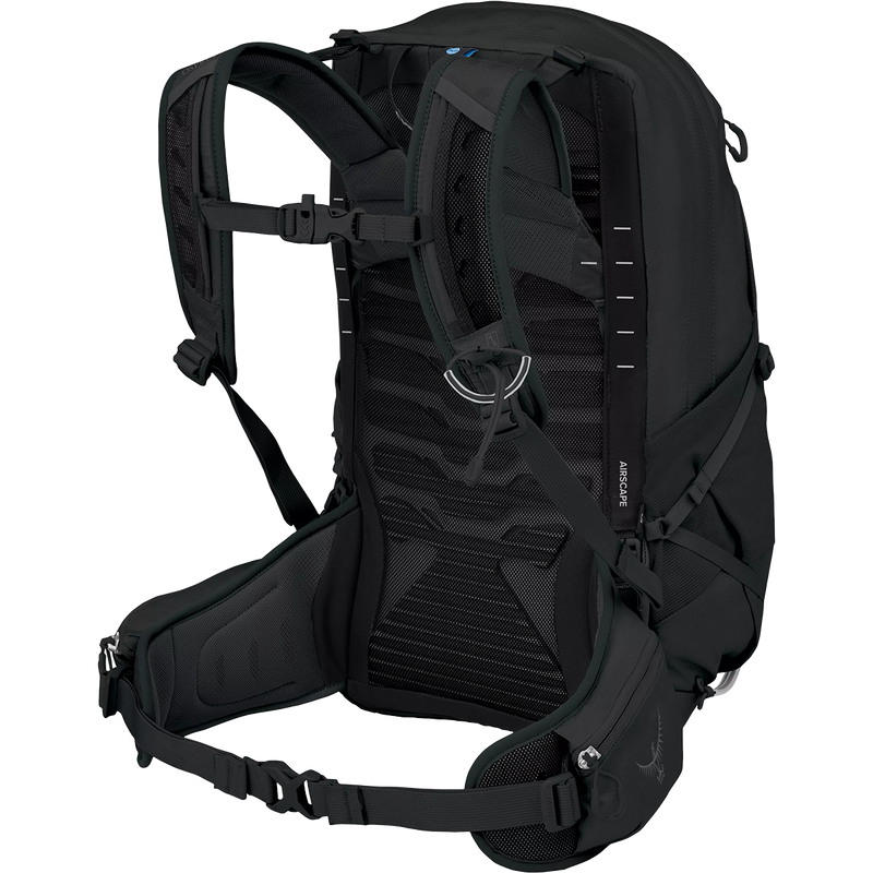 Women's Tempest 22, Osprey Tempest 22 in Black/Coal Grey harness and hipbelt