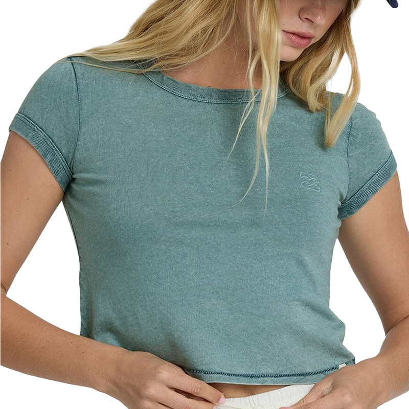Women's Daily Tee Short Sleeve Knit, Billabong Women's Daily Tee Short Sleeve Knit Front