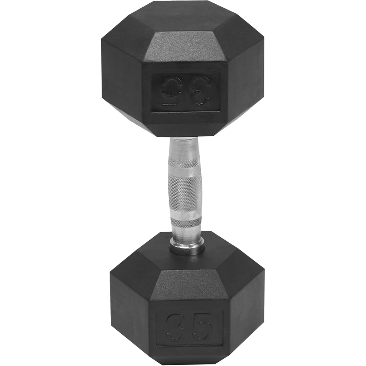 Rubber Hex Dumbbell 35 lb alternate view