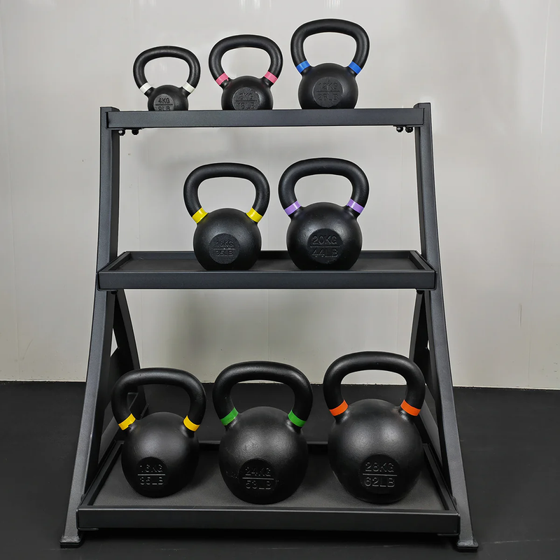 Kettlebell 30 lb, Blazzed Fitness Kettlebell all sizes on rack