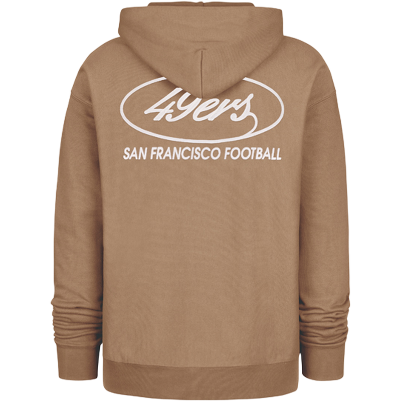 Men's 49ers Triple Double Foundation Hoodie, 47 Brand Men's 49ers Triple Double Foundation Hoodie back