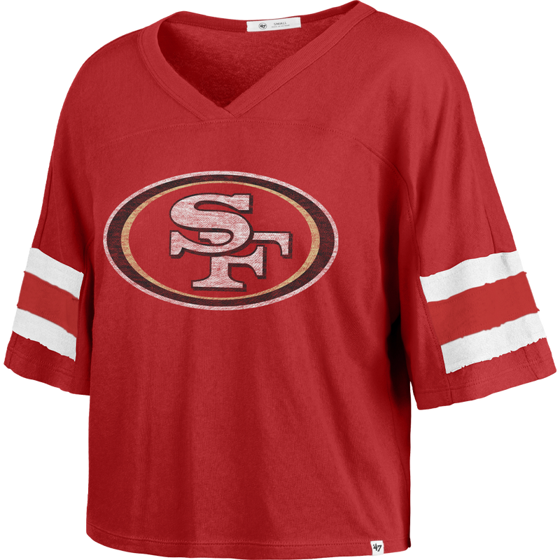Women's 49ers Premier Scout Crop Tee, Featured Image