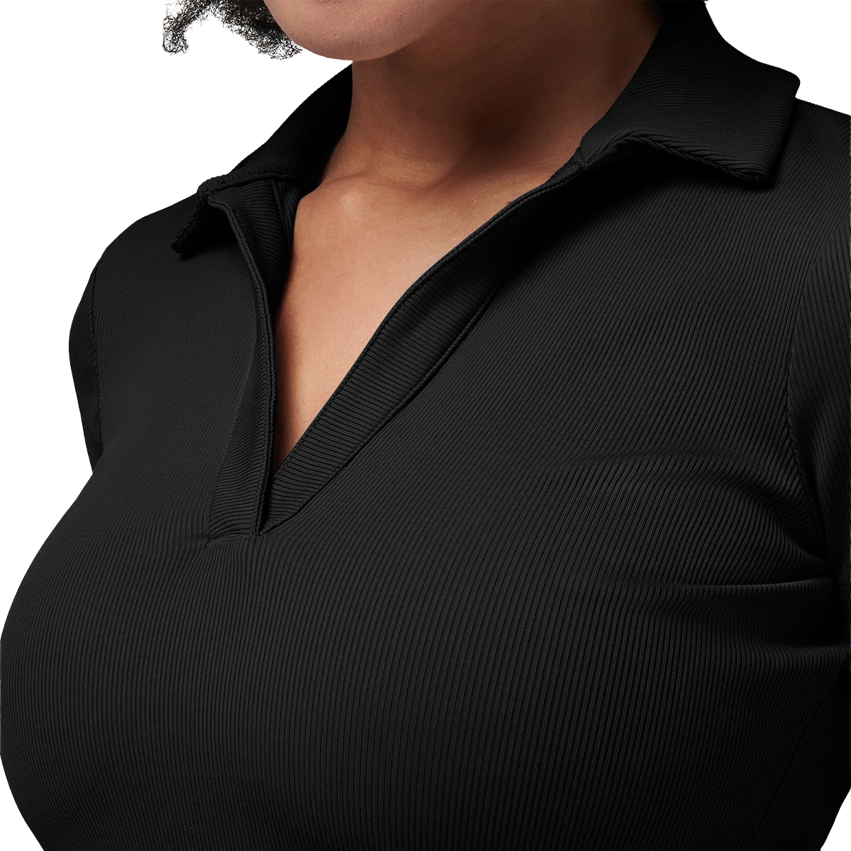 Women's Moveknit V-Neck Short Sleeve Polo alternate view