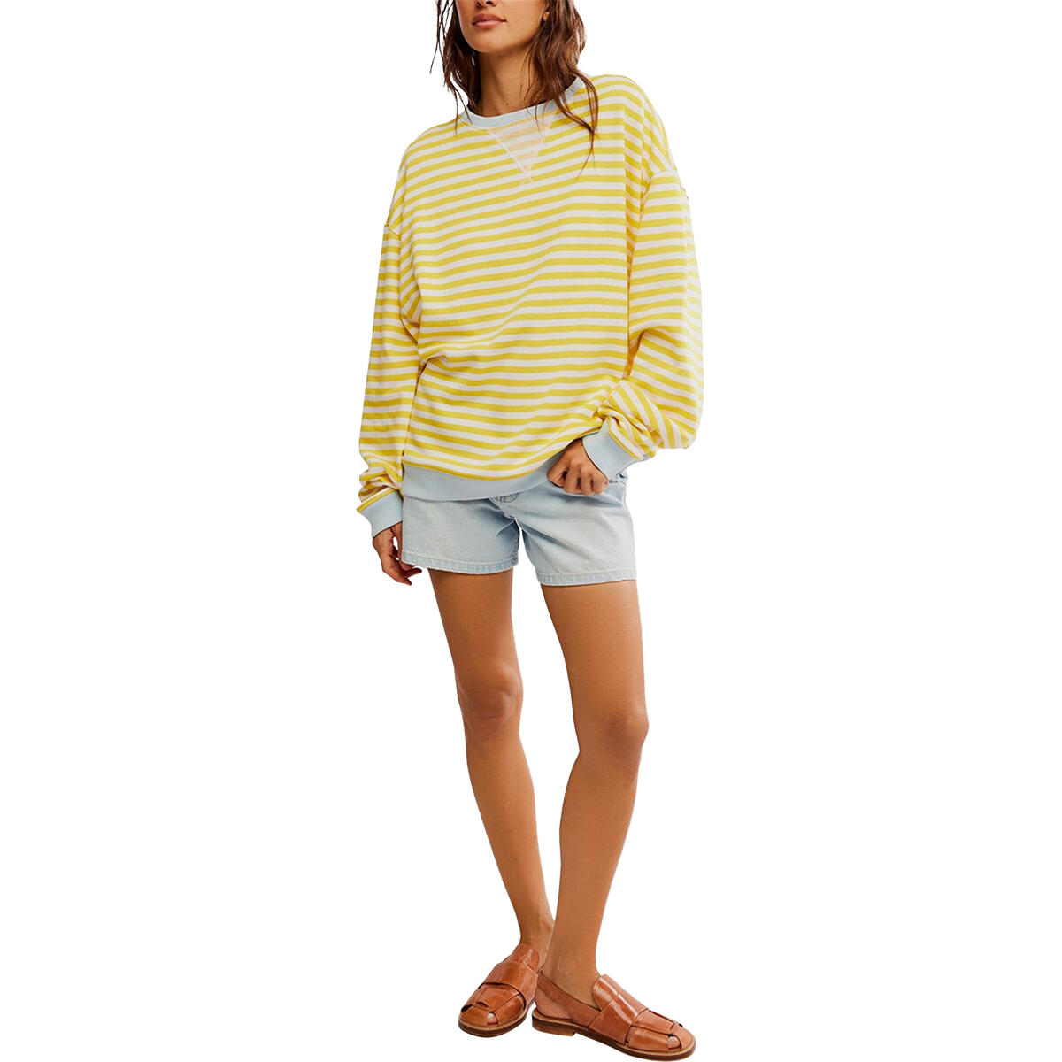 Women's Classic Striped Crew alternate view