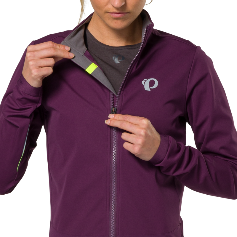 Women's Attack Hybrid Jacket, Pearl Izumi Women's Attack Hybrid Jacket front zip
