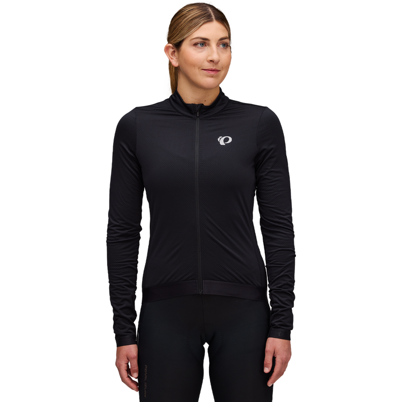 Women's Attack Thermal Jersey, Pearl Izumi Women's Attack Thermal Jersey front on model