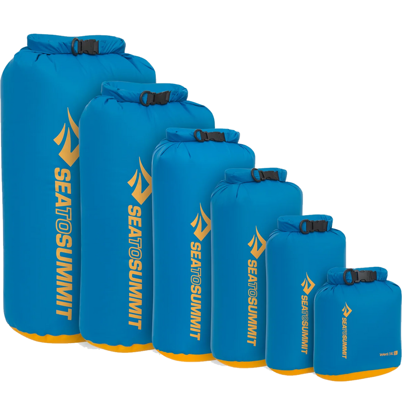 Evac Lightweight Dry Bag 8L, Sea to Summit Evac Lightweight Dry Bag size lineup