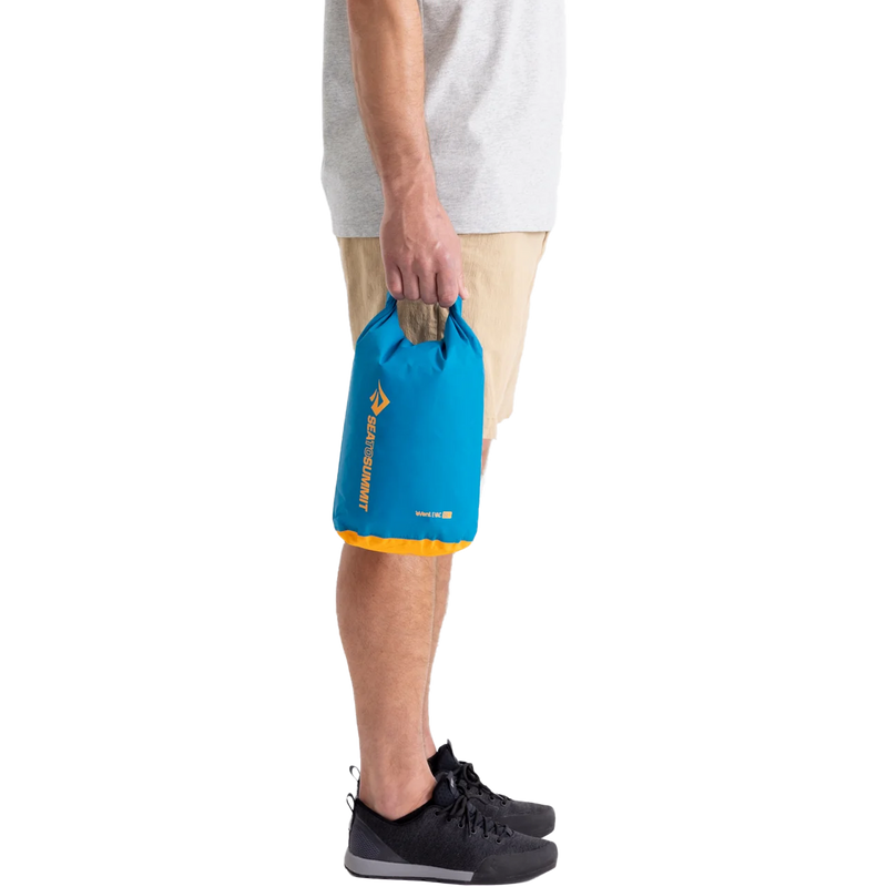 Evac Lightweight Dry Bag 5L, Sea to Summit Evac Lightweight Dry Bag 5L in hand