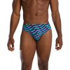 TYR Men's Durafast Elite Dragonflyte Brief in Green/Blue