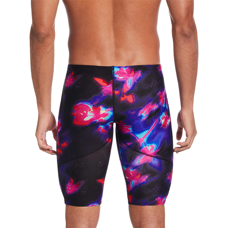 Men's Hydrastrong Print Jammer, Nike Swim Hydrastrong Print Jammer Back
