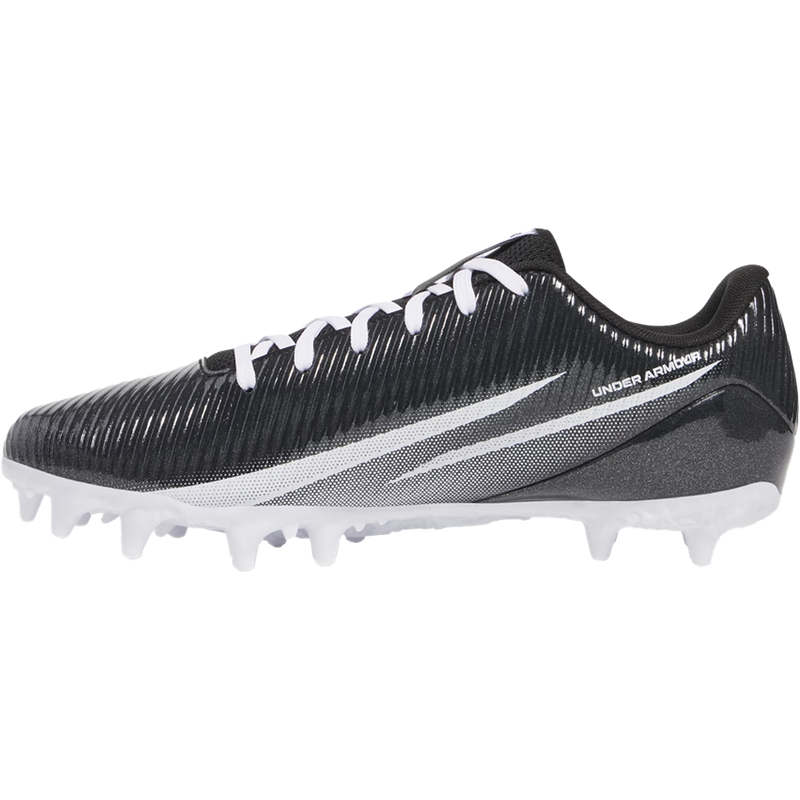 Men's Blur Select Football Cleats, Under Armour Men's Blur Select Football Cleats in 001-Black/White right inside profile