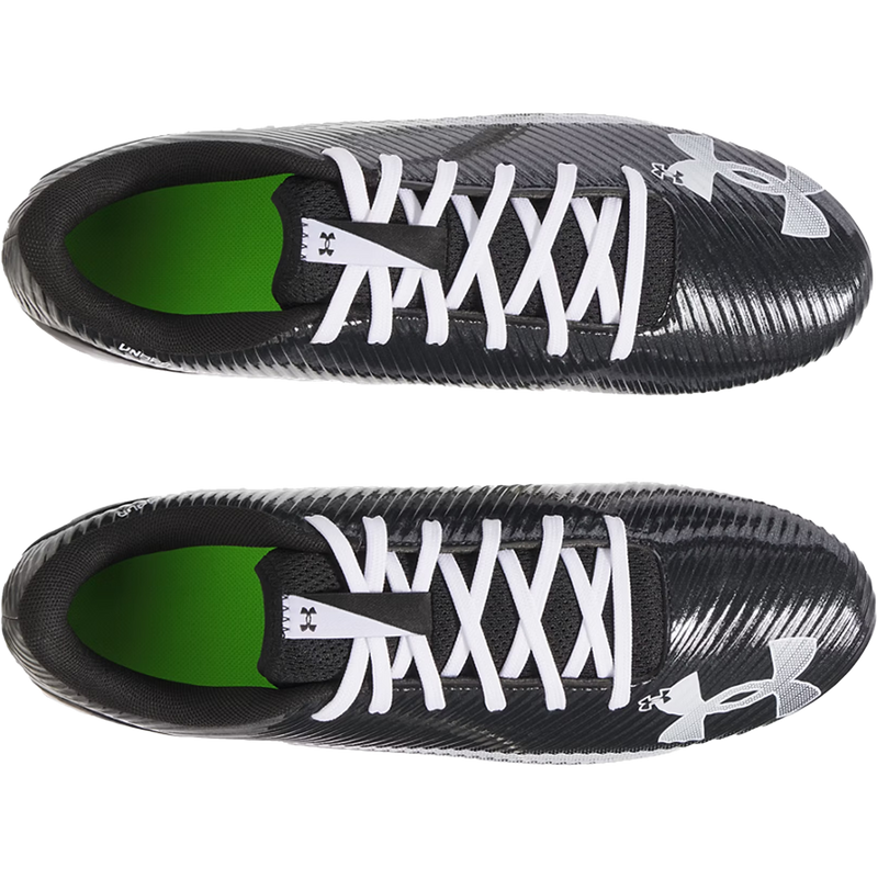Men's Blur Select Football Cleats, Under Armour Men's Blur Select Football Cleats in 001-Black/White pair top
