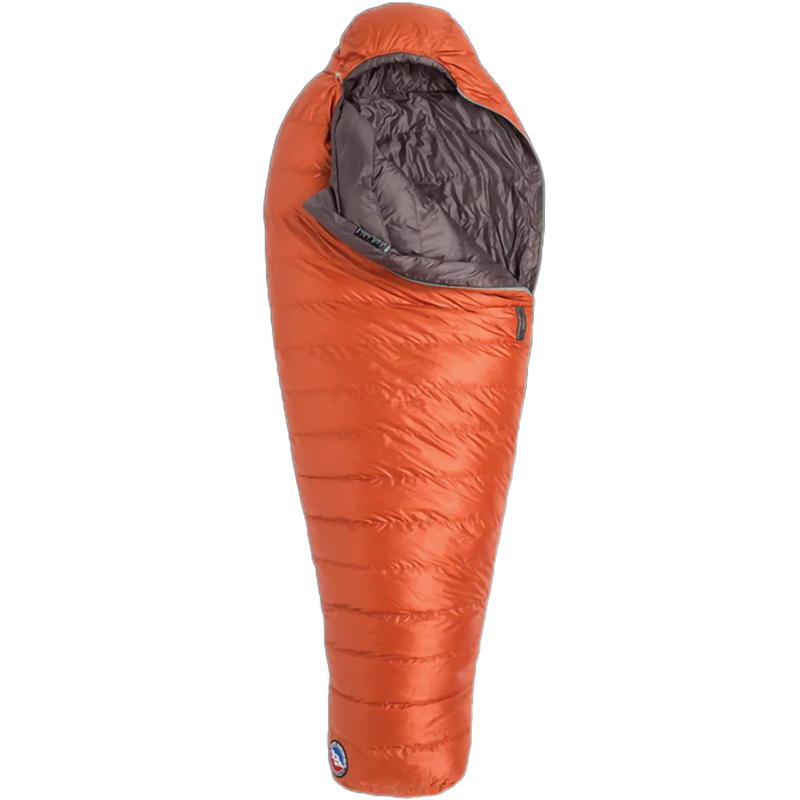 Greystone 0, Big Agnes Greystone 0 in Rooibos unzipped