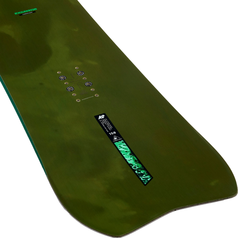 K2 Excavator Demo Snowboard, K2 Excavator tail
