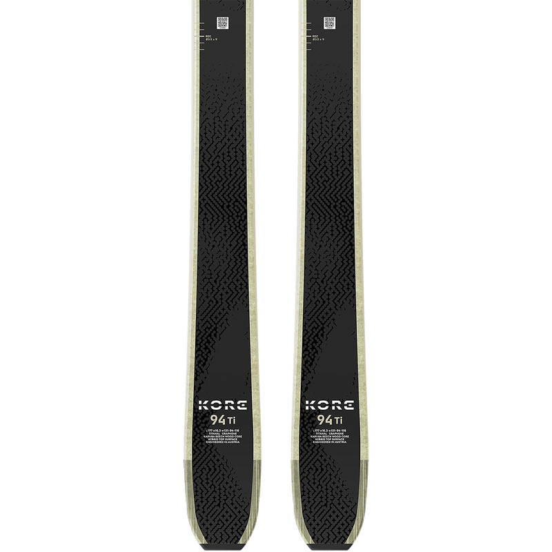 Kore 94 Ti, Head Kore 94 Ti pair tails (bottom)