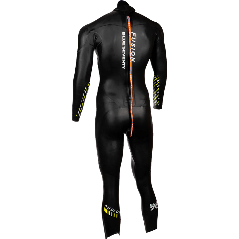 Men's Fusion Wetsuit, Blue Seventy Men's Fusion Wetsuit back