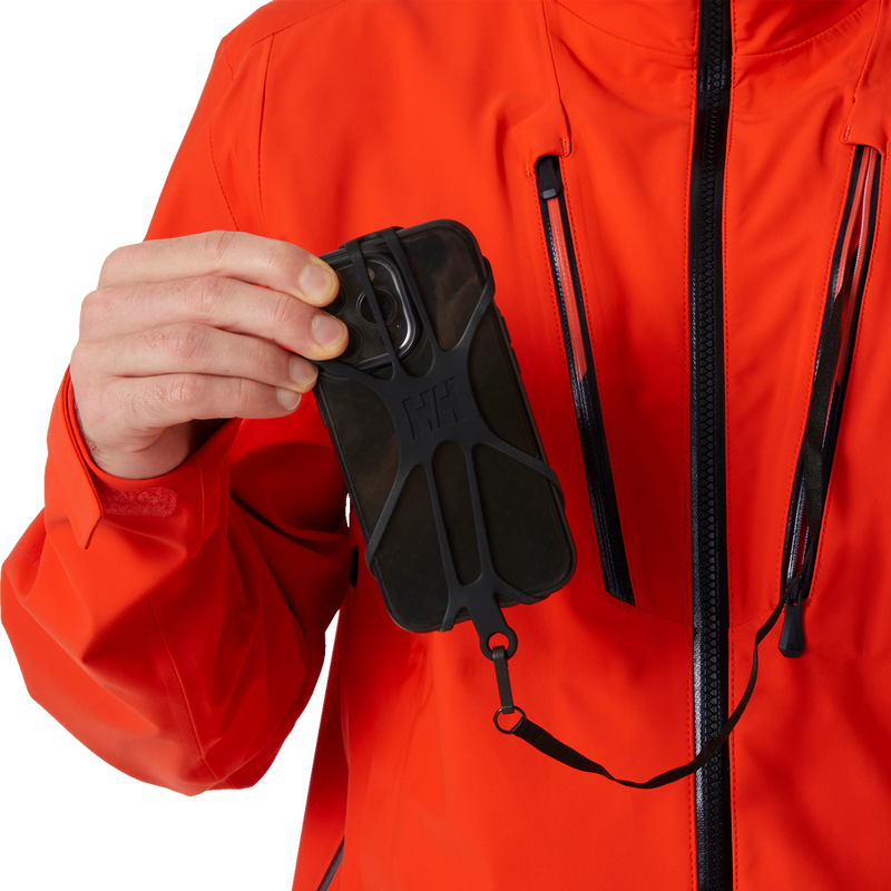 Men's Alpha Long Shell, Helly Hansen Men's Alpha Long Shell phone leash