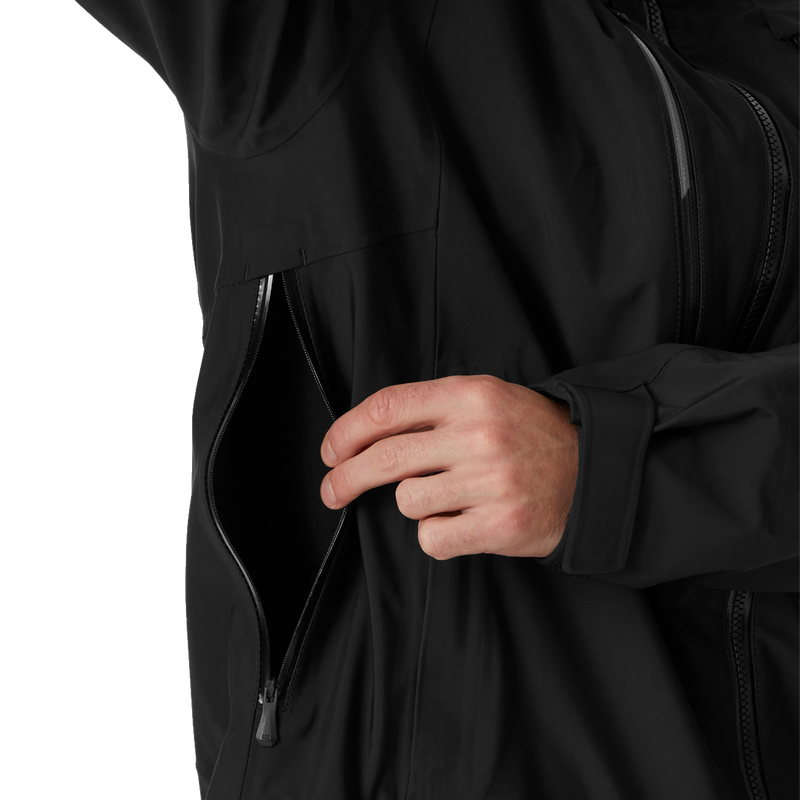 Men's Alpha Long Shell Jacket, Helly Hansen Men's Alpha Long Shell Jacket ventilation