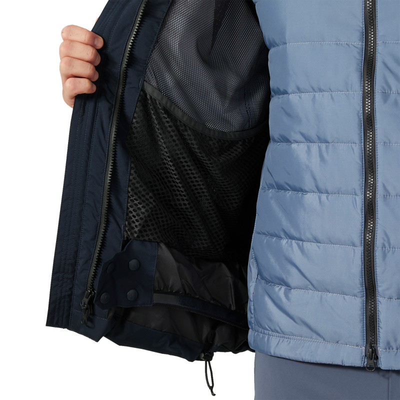 Men's Swift 3 in 1 Jacket, Helly Hansen Men's Swift 3-in-1 Jacket goggle pocket