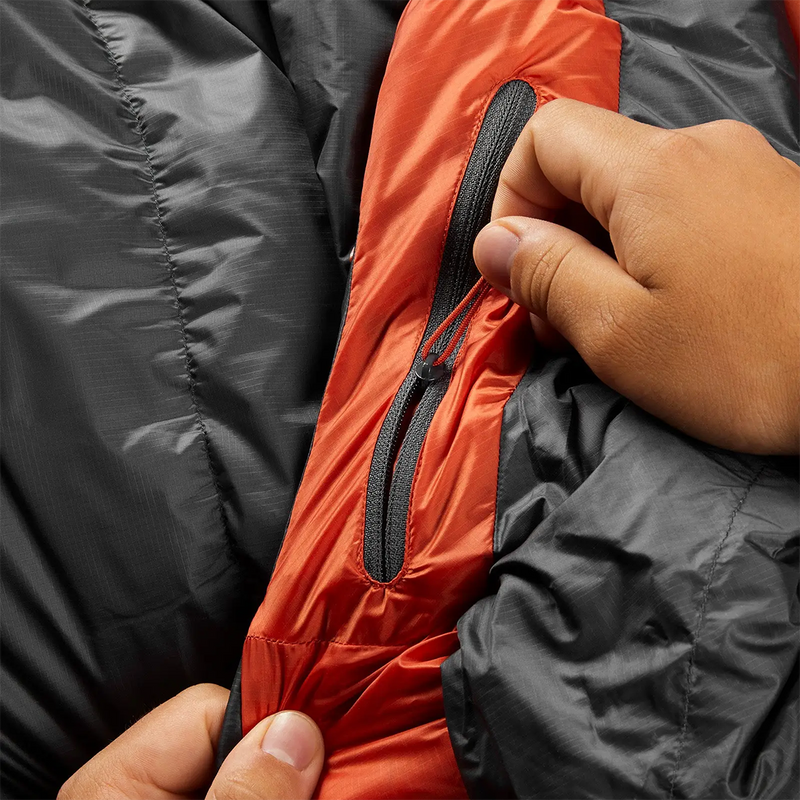 Ascent 500 Reg 23, Rab Ascent 500 Reg 23 in Graphene stash pocket