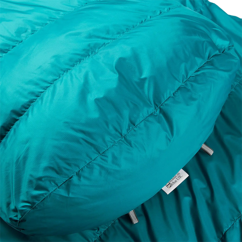 Women's Ascent 500 Reg 23, Rab Women's Ascent 500 Reg 23 in Marina Blue foot box
