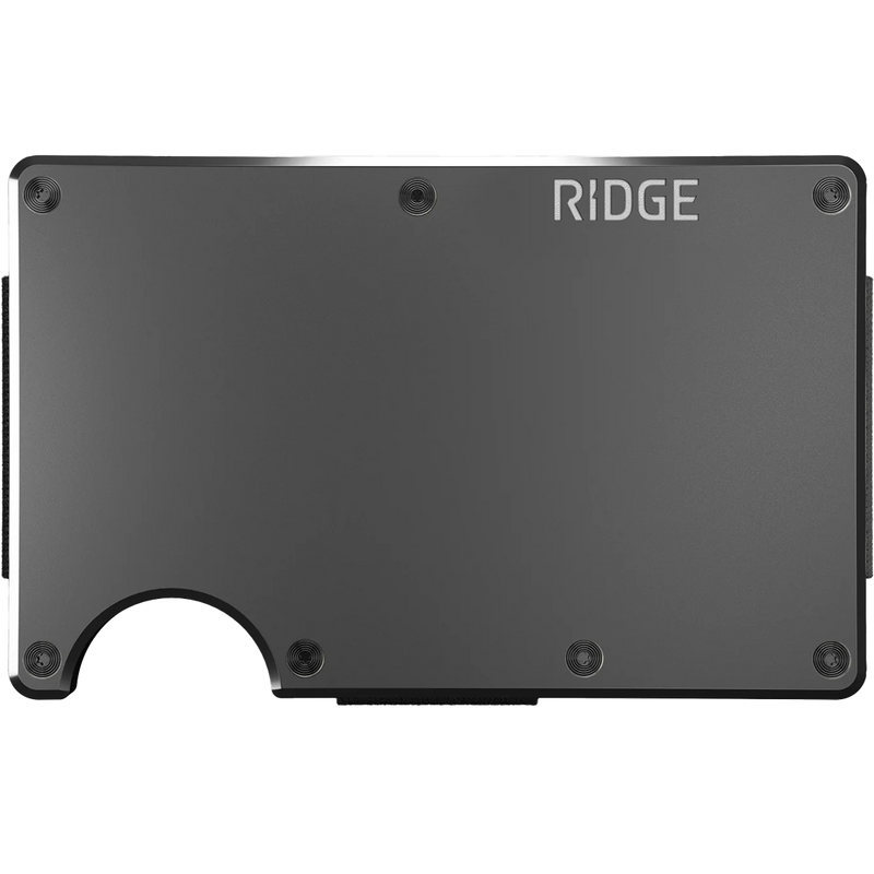 Aluminum Wallet with Cash Strap