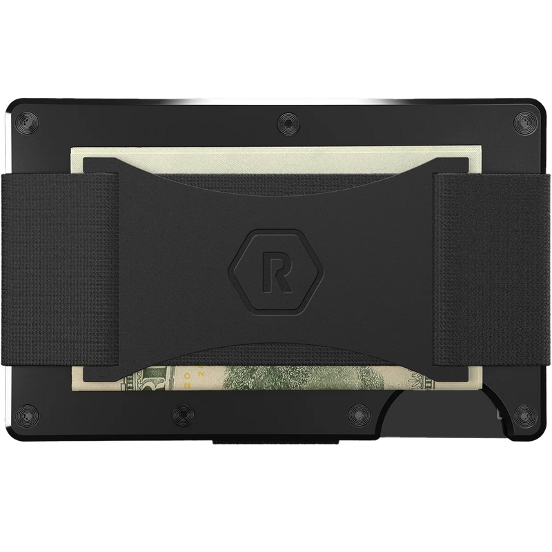 Aluminum Wallet with Cash Strap
