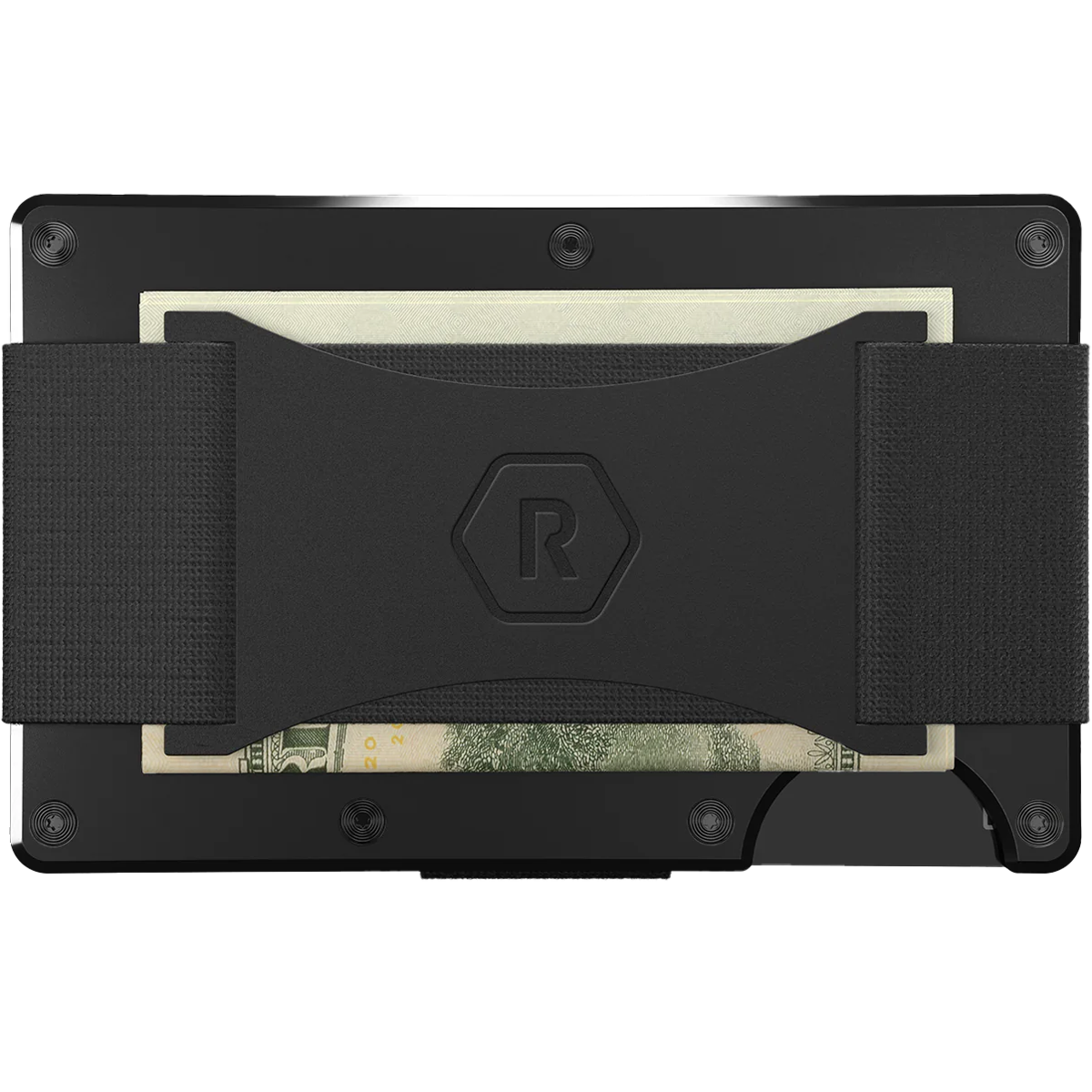 Aluminum Wallet with Cash Strap alternate view