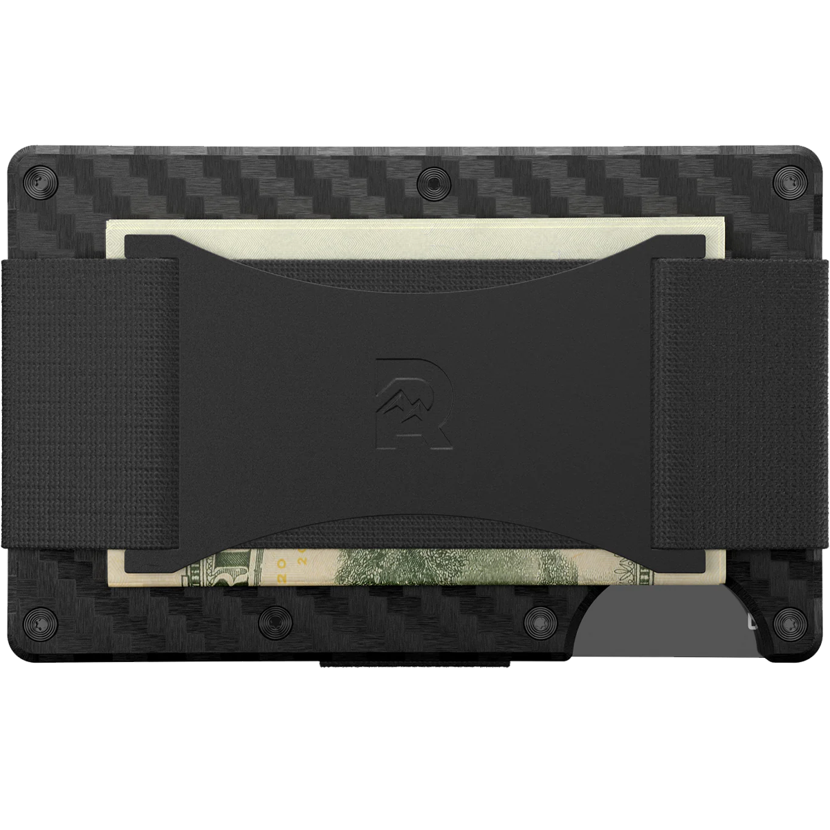Carbon Fiber Wallet with Cash Strap alternate view