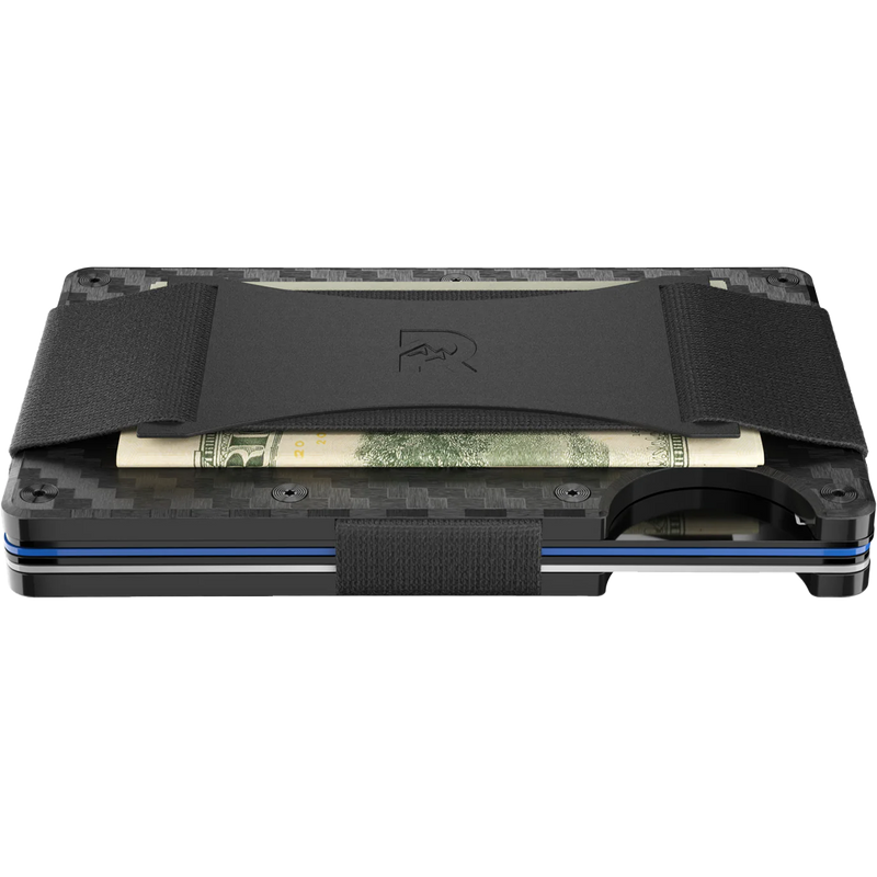 Carbon Fiber Wallet with Cash Strap, Ridge Carbon Fiber Wallet with Cash Strap  top