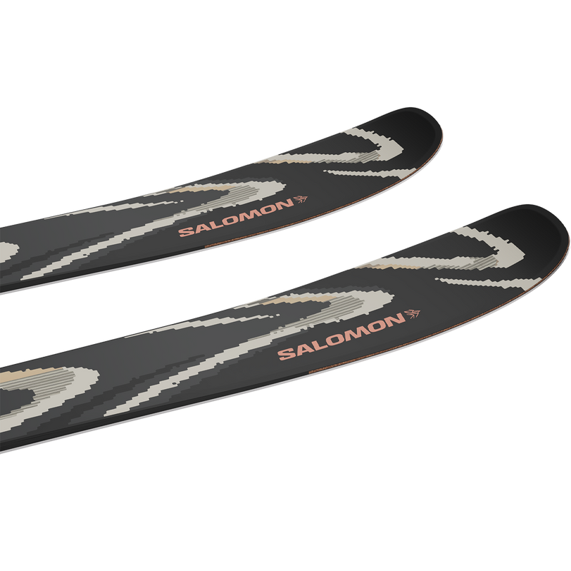 Salomon QST 94 Black Demo Skis, Salomon QST 94 Black tips