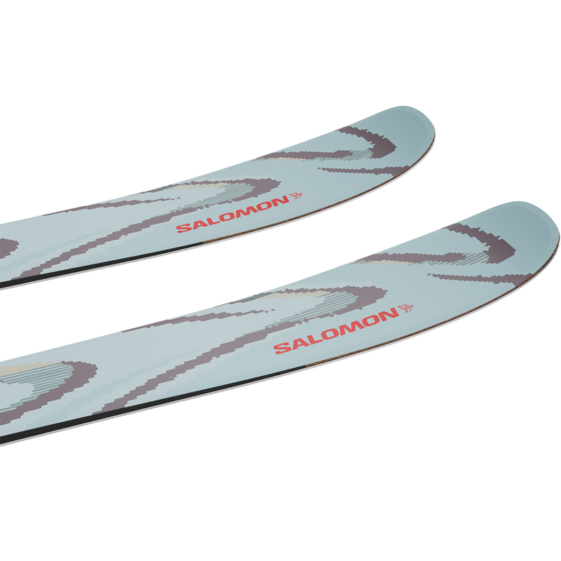 Salomon QST 94 Iced Aqua Demo Ski Package, Salomon QST 94 Iced Aqua tips