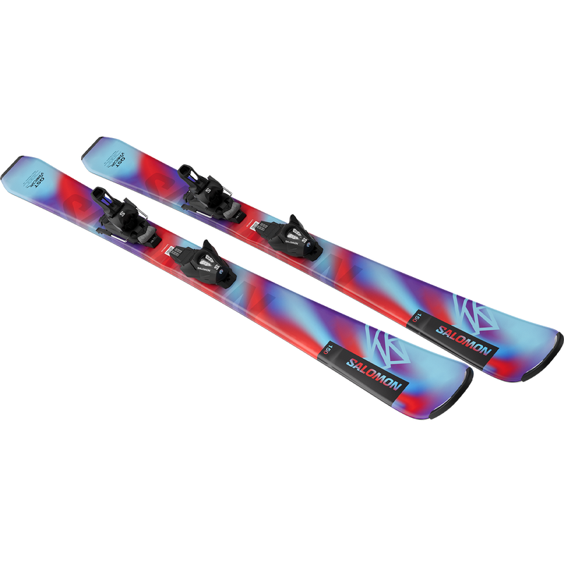 Youth QST S + C5 GW, Salomon Youth QST S + C5 GW angled
