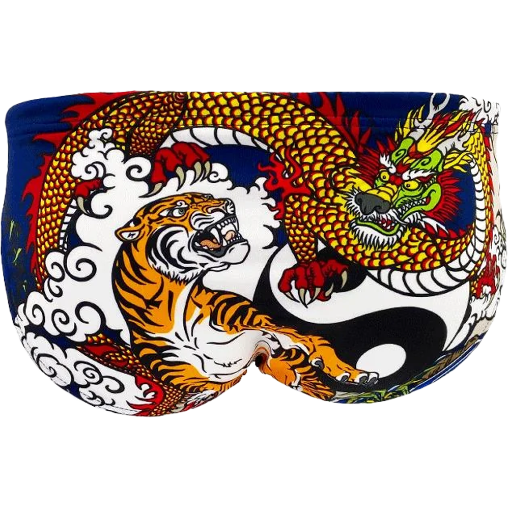 Men's Ying Yang Dragon Brief alternate view
