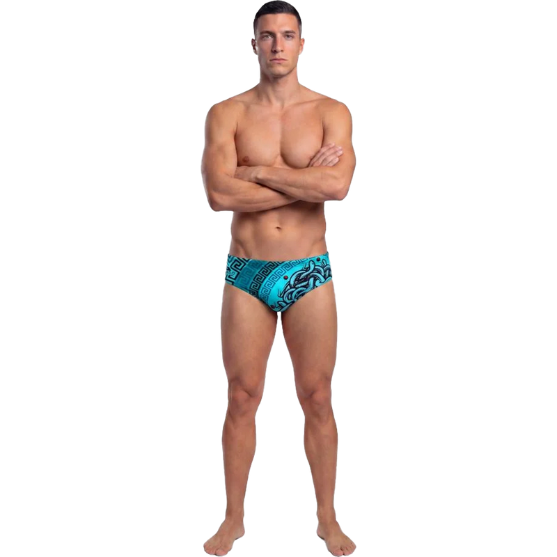 Men's Medusa Brief, Turbo Men's Medusa Brief Front