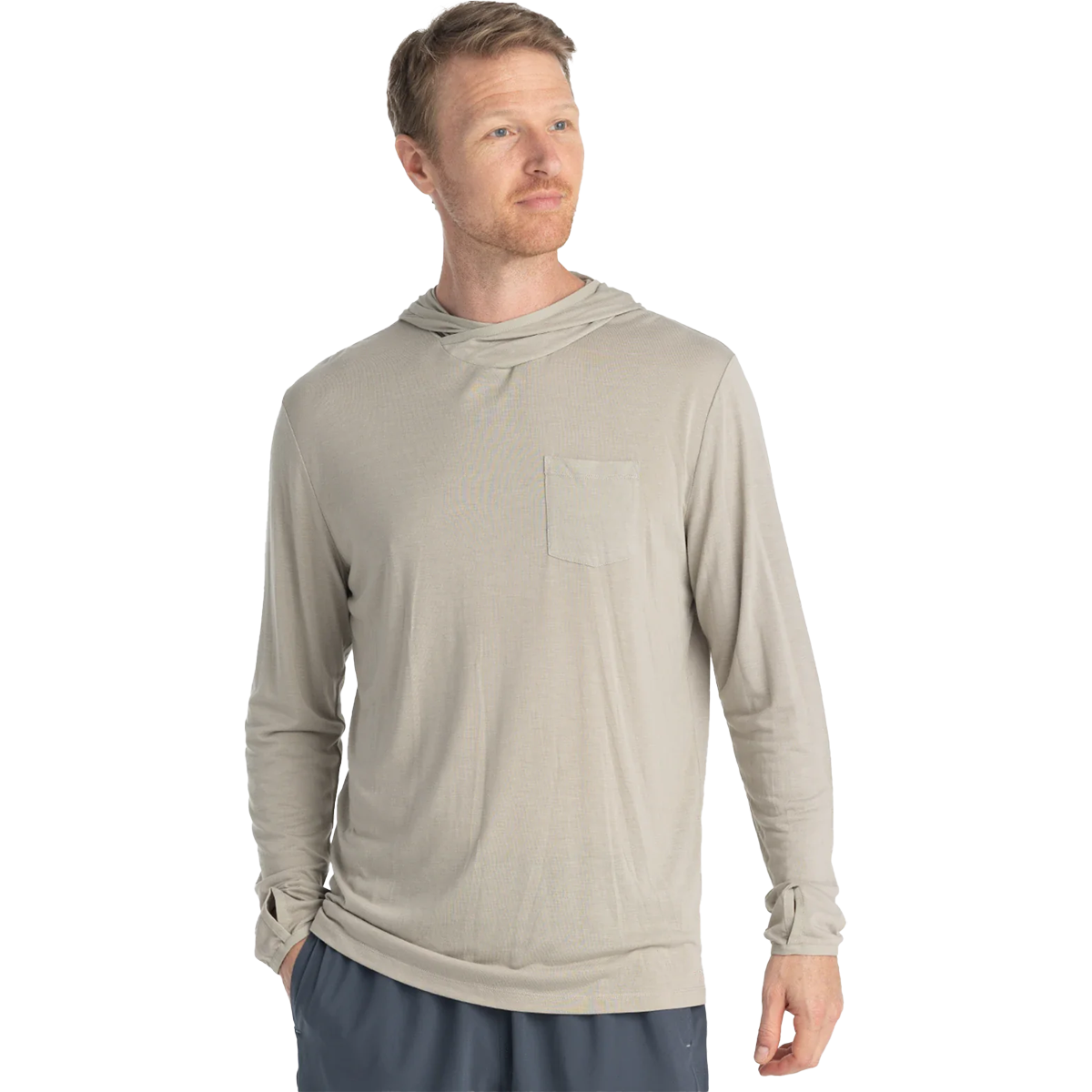 Men's Bamboo Lightweight Hoodie alternate view