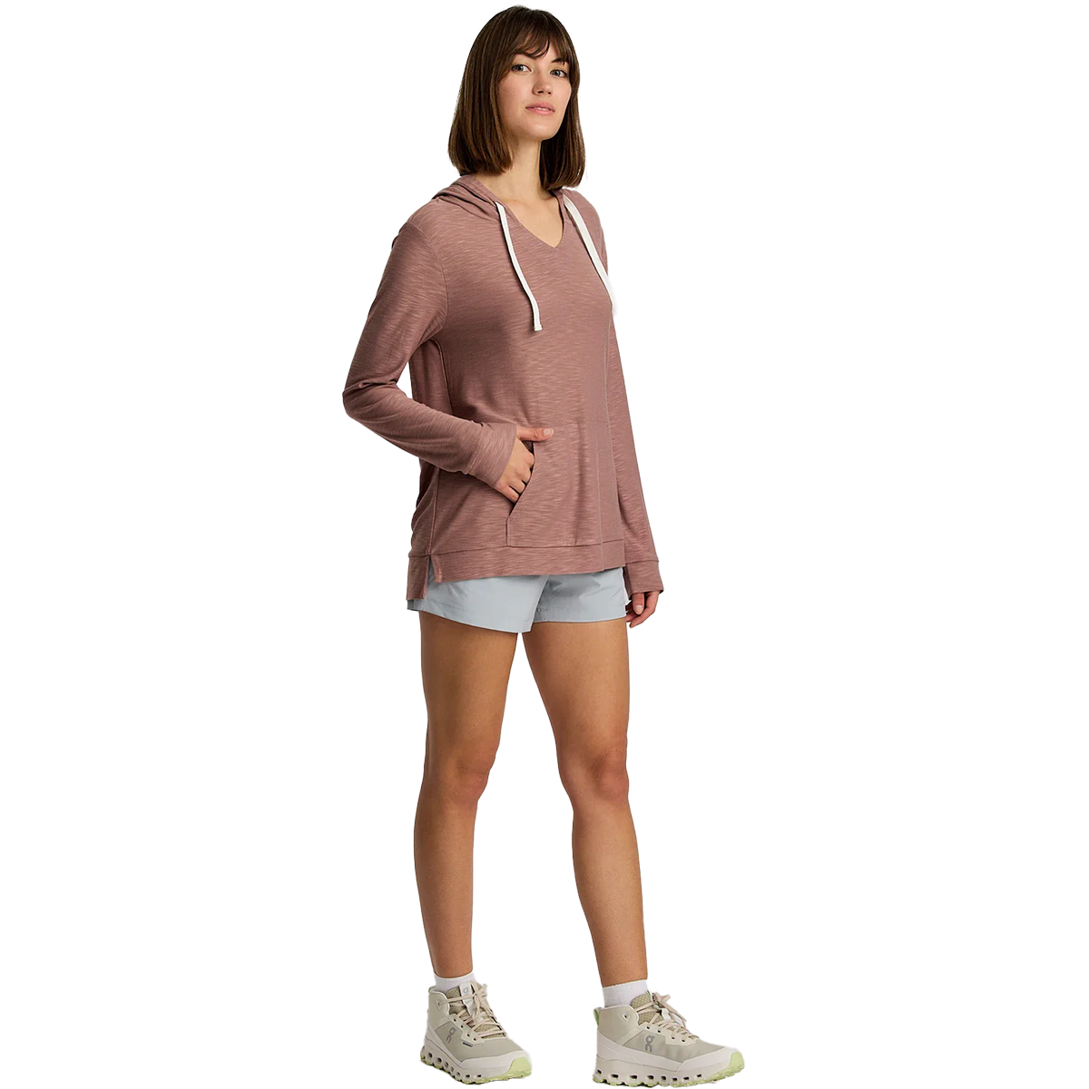 Women's Bamboo Slub Hoodie alternate view