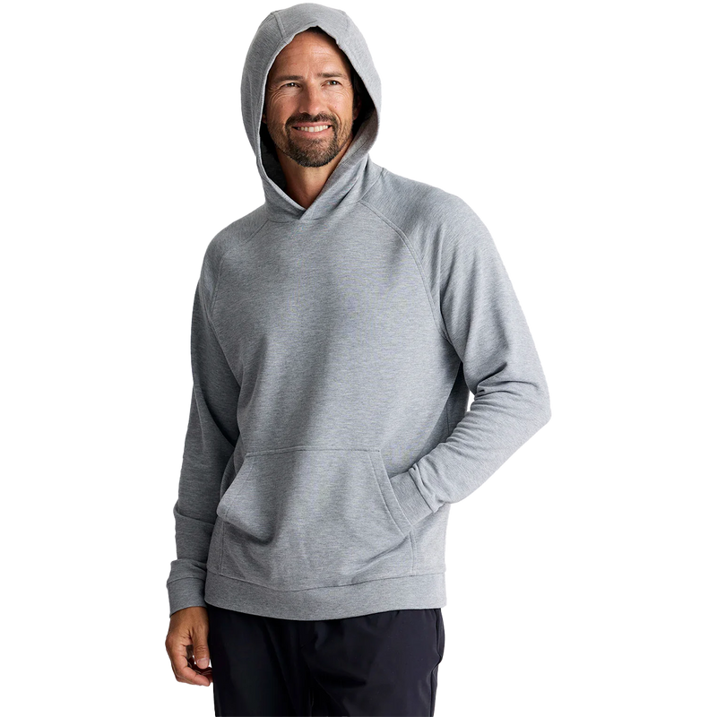 Men's Bamboo Lightweight Fleece Hoodie, Free Fly Men's Bamboo Lightweight Fleece Hoodie Front