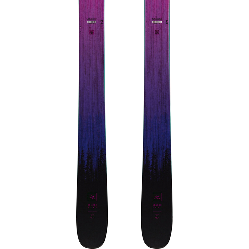 Rossignol Sender Free Demo Skis, Rossignol Sender Free 100 pair tails