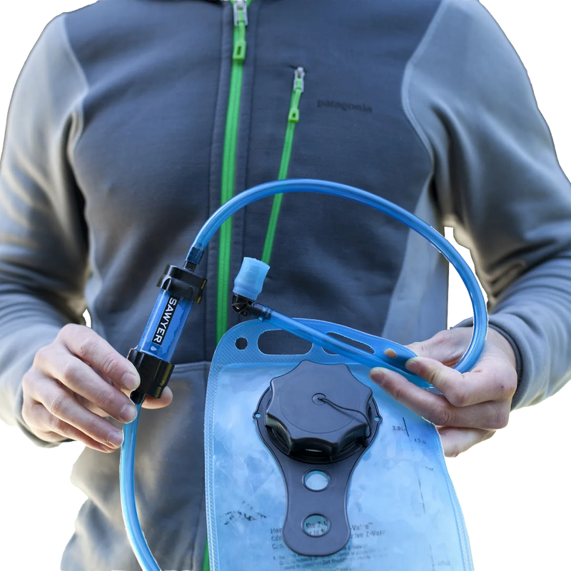 Sawyer Mini Water Filter, Sawyer Mini Water Filter on Water Bladder