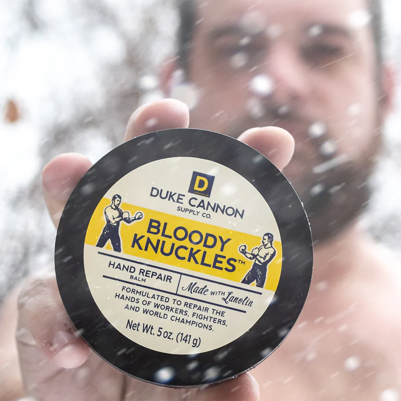 Bloody Knuckles, Duke Cannon Bloody Knuckles with model