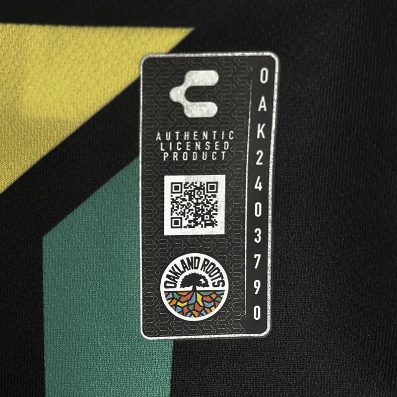 Men's Oakland Roots Home Kit, Oakland Roots Men's Oakland Roots Home Kit Authentic Tag