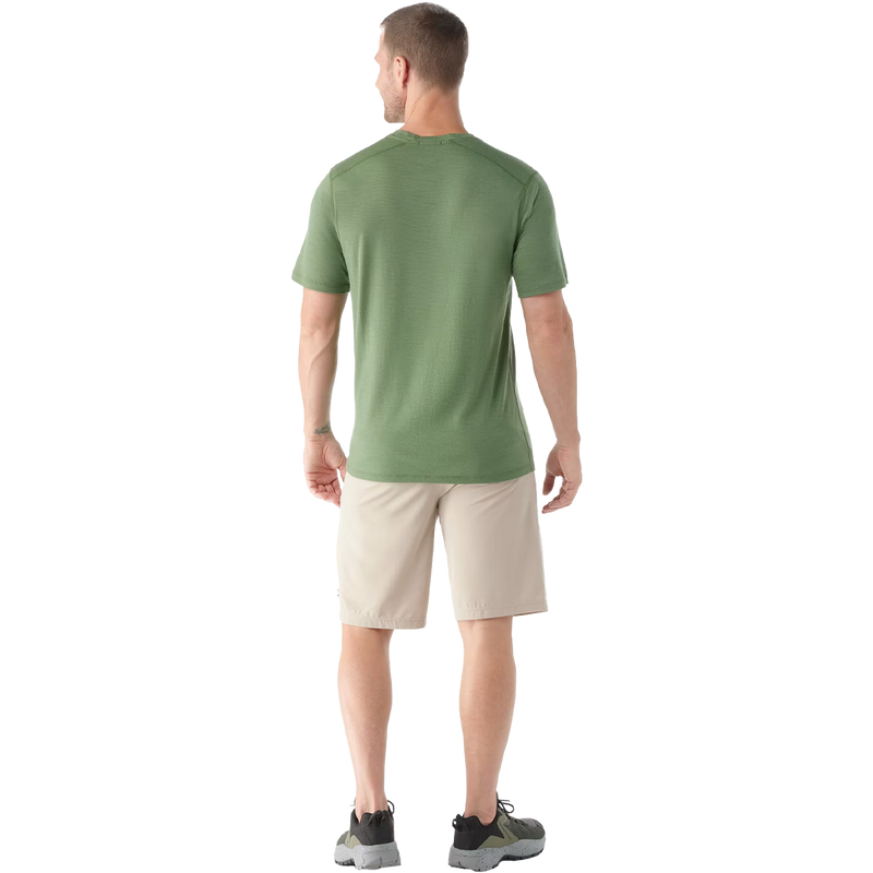 Men's Merino Short Sleeve Tee, Smartwool Men's Merino Short Sleeve Tee Back