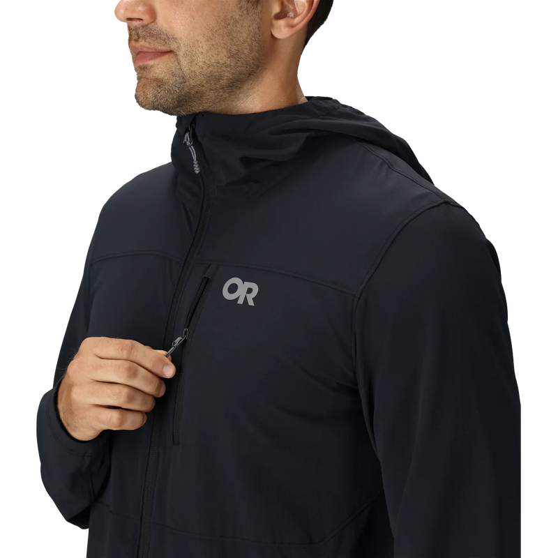 Men's Ferrosi Hoodie, Outdoor Research Men's Ferrosi Hoodie Chest Pocket