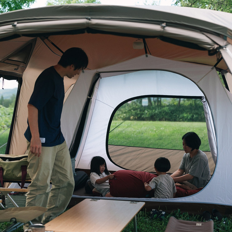 Land Nest Shelter, Snow Peak Land Nest Shelter inner tent area
