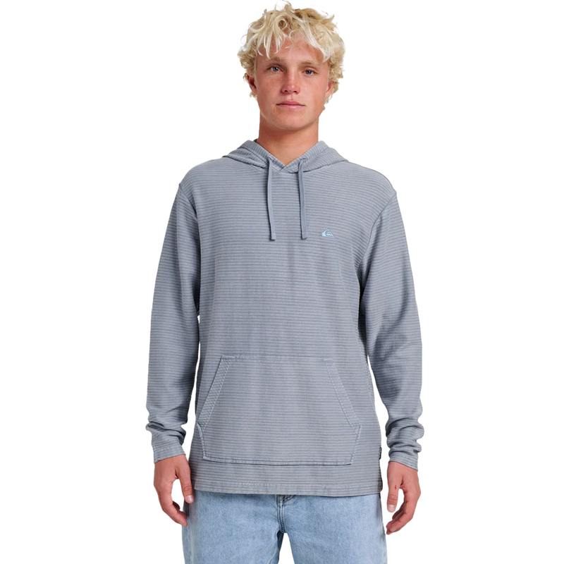 Men's Alamitos Long Sleeve Hooded Top, Quiksilver Men's Alamitos Long Sleeve Hooded Top front