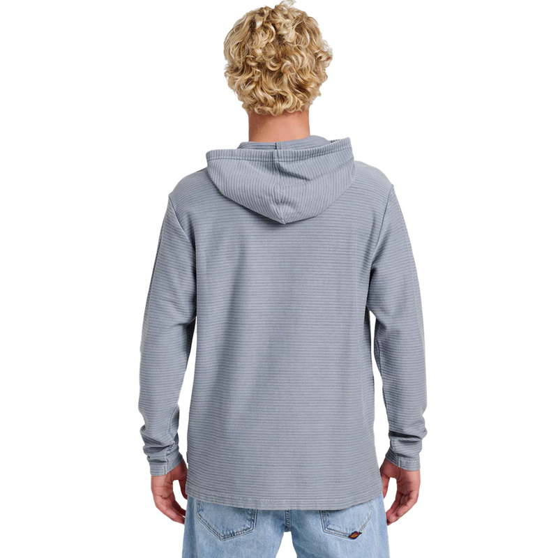Men's Alamitos Long Sleeve Hooded Top, Quiksilver Men's Alamitos Long Sleeve Hooded Top back