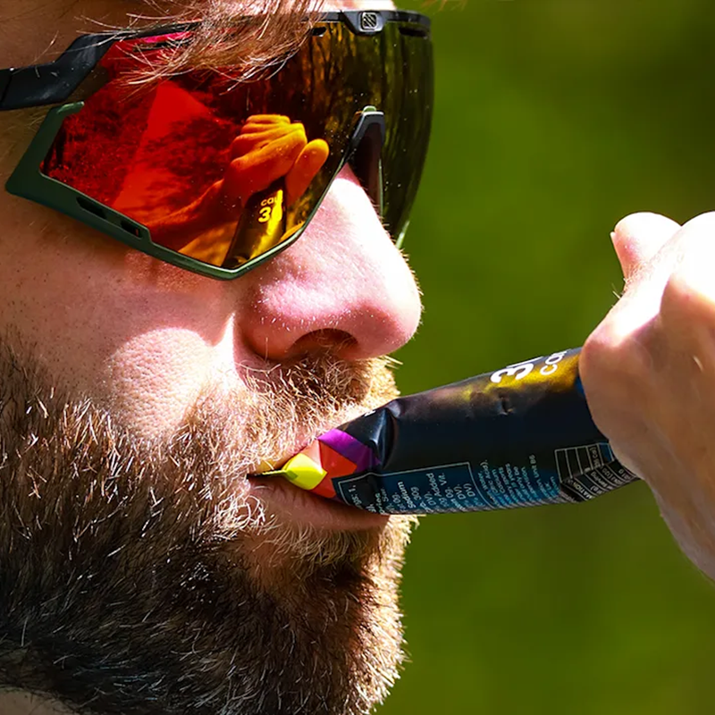 PF 30 Gel, Precision Fuel and Hydration PF 30 Gel in mouth