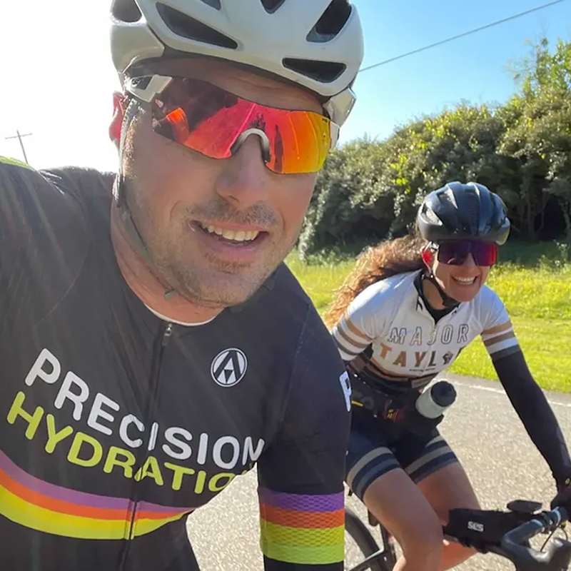 Carb & Electrolyte Drink Mix (15 Servings), Precision Fuel and Hydration Carb & Electrolyte Drink Mix with riders